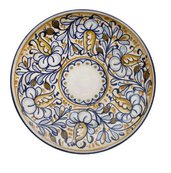 Piatto in ceramica di Castelli modello Rinascimento diametro cm 35