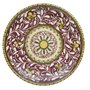Piatto in ceramica di Castelli modello ornato diametro cm 31
