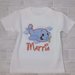 T-shirt cotone Aereo personalizzata con nome - Ricamata