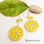 Orecchini Limone quilling