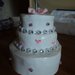 Mini wedding cake segnaposto/portafoto