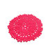 Sottobicchiere fucsia ad uncinetto in cotone 13 cm - 4 PEZZI - 32STT