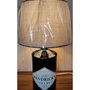 bellissima lampada bottiglia,abatjour,lamp artigianale,handmade,bottle lamp,hendricks gin, lampada personalizzata, vintage,lampada da tavolo