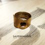 anello ottone regolabile in fascia stile medievale