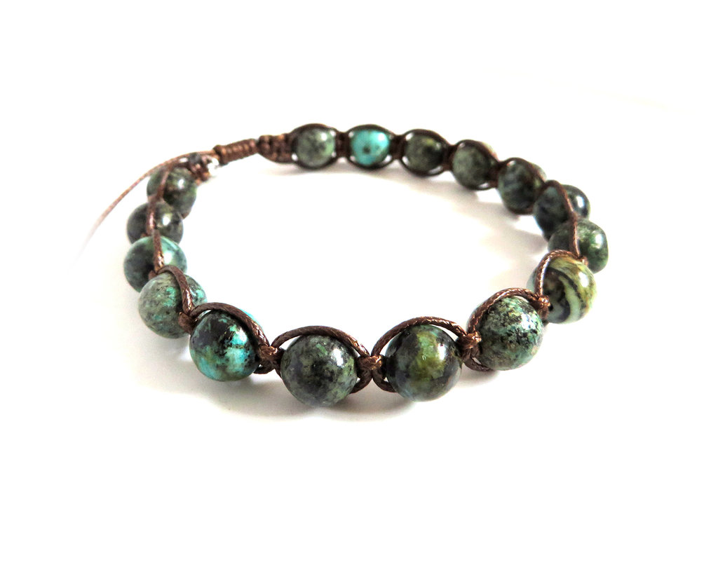 Tamashii Bracciale Samsara Bracciale Con Lava Nera Shamballa