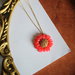 collana girasole rosso