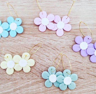 Craftdady Perline Floreali In Argilla Polimerica 30mm – Fiori Hawaiani Di Plumeria Colorati Per Creazioni Fai Da Te