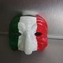 Maschera di Pulcinella tricolore