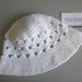 Cappello pescatora in cotone fatto a mano all'uncinetto / colore a scelta /cappello estivo 
