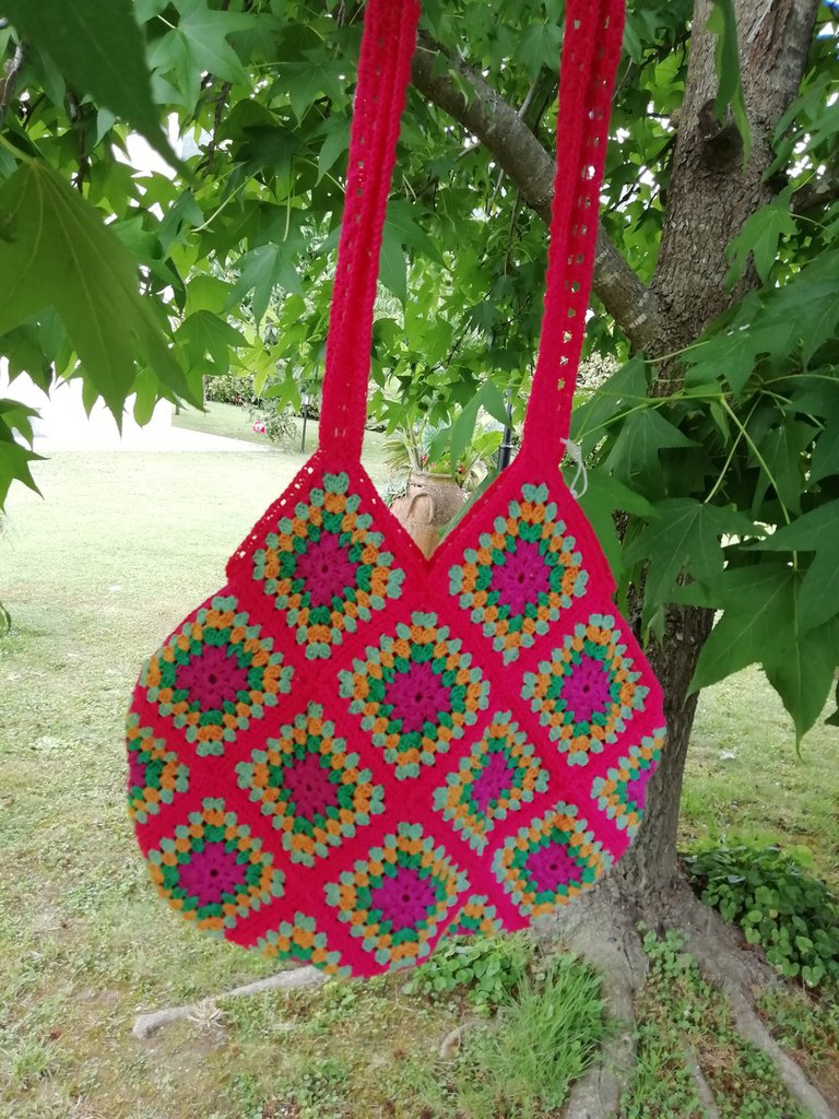 Borsa a tracolla granny fucsia - Donna - Borse - di daniela 2015 | su  MissHobby