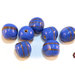 Lotto: 30 Perle Vetro  - 16X13 mm - Colore: Blu Pastello - KLP-B