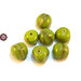 Lotto: 30 Perle Vetro  - 16X13 mm - Colore: Verde Acido Pastello con avventurina - KLP-VA