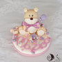 Cake topper orsetti e dolcetti personalizzabile con nome 