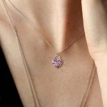 Collana Chantecler Accessori 60cm, Maglie Ovali in Oro Rosa
