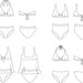 Cartamodello PDF bikini e tankini più video corso per la confezione 