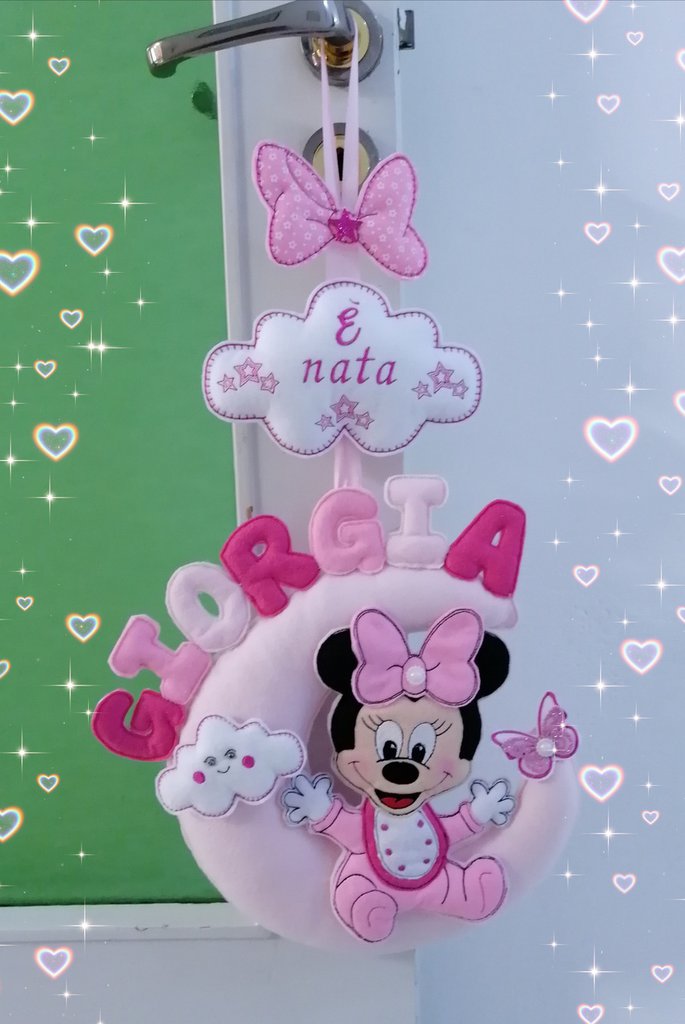 Etichetta per bagaglio personalizzata ispirata a Minnie Mouse Etichetta per bagaglio personalizzata ispirata a Minnie Mouse