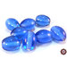 Lotto: 20 Perle Vetro - Ovale - 16x13 mm - Colore: Blu Light  - KAA-BL