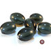 Lotto: 20 Perle Vetro - Ovale - 16x13 mm - Colore: Grigio Fumo  - KAA-G