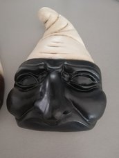 Maschera di Pulcinella con cappello