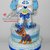 Torta di pannolini grande Pampers Cagnolino cucciolo animale cane Idea regalo utile originale per nascita battesimo o compleanno