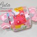Torta di Pannolini Pampers Caramella + bavaglino femmina rosa idea regalo originale e utile nascita battesimo
