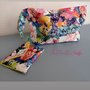 Pochette in stoffa idrorepellente con piccolo portamonete