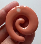 Stampo in gomma siliconica Spirale senza foro