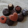 Lotto B:perle a cioccolatino fimo e cernit