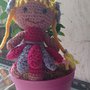 Bambolina petali amigurumi 