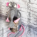 Topo Ratto Mouse Ratatouill Pupazzo Uncinetto Handmade Amigurum Crochet Knitting