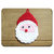 Presina natalizia a forma di Babbo Natale ad uncinetto 11.5x19.5 cm - 52NTL