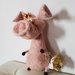 Maialina Porcellino Piggy Pupazzo Uncinetto Handmade Amigurumi Crochet Knitting