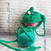 Rana gigante Rospo Frog Toad Toys Pupazzo Amigurumi Handmade Uncinetto Crochet Knitting