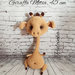 Giraffa Camelopard Giraffe Pupazzo Handmade Amigurumi Uncinetto Crochet Knitting