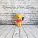 Winnie the Pooh e amici. Winnie the Pooh, orsacchiotto. Ro, canguro. Pimpi, porcellino. Ih-Oh, asinello. Tigro, tigre. Pupazzo Amigurumi Handmade Uncinetto Crochet Knitting