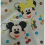 Portachiavi Topolino Minnie bomboniera segnaposto