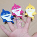 Marionette da dita baby shark- baby shark pannolenci 