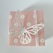 Scatoline portaconfetti con farfalla per battesimo, nascita, 1 compleanno 