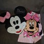 Porta pigiama Minnie in pannolenci personalizzato