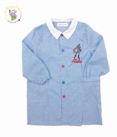 Grembiule asilo da bambino ricamo Capitan America (taglia 3-4 anni) Grembiule asilo da bambino ricamo Capitan America (taglia 3-4 anni)