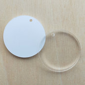 Sagoma cerchio in plexiglass - spessore 2 mm