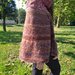 Mantella donna in lana fatta a mano ai ferri / poncho lana 