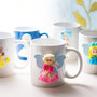 tazze in fimo, tazze personalizzate in fimo, tazze decorate con fimo, tazze decorate in fimo, Idee regalo, fatte a mano, mug