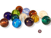 50 Perle Vetro - Tonde Sfera - 12 mm - Mix colors - KMC12-M