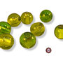 30 Perle Vetro - Tonde Sfera - 12 mm - Verde Acido - KMC12-VA