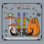 Schema punto croce  - Witch