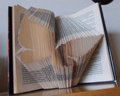 Book Folding, Folded Book, Libro Piegato, Libro Scultura , regalo di Natale, farfalla