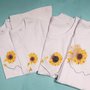 T-shirt con Semplice girasole