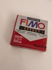 Panetto FIMO effect 202 glitter red