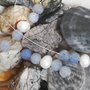 Collana lunga perle e pietre naturali